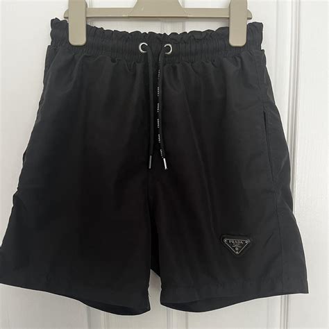 black prada shorts